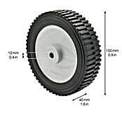 Wagner System Ersatzrad (Kunststoff, Durchmesser: 150 mm, Traglast: 30 kg, Schwarz) | BAUHAUS