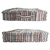 Cojín de suelo New Stripes (45 x 45 cm, Multicolor, 100% algodón) | BAUHAUS