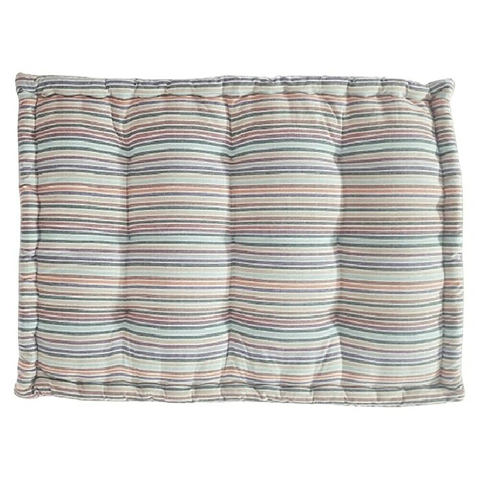 Cojín para palet New Stripes (80 x 60 x 10 cm, Multicolor, 100% algodón) | BAUHAUS