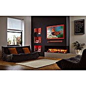 Charlton & Jenrick Chimenea eléctrica i1500E (1.500 W, Negro, L x An x Al: 30 x 153 x 56 cm) | BAUHAUS