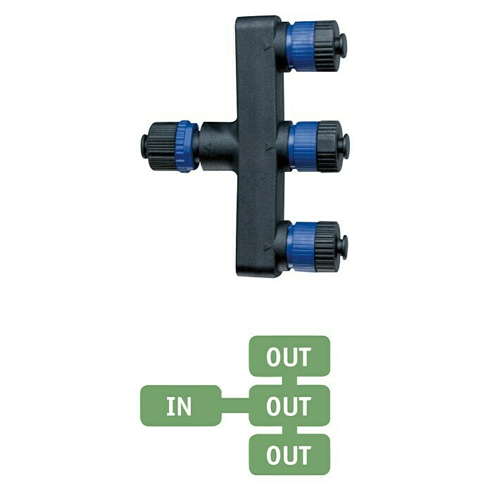 Paulmann Plug & Shine Verteiler (3-fach, Max. Leistung: 150 W, IP68, 24 V)