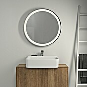 Ideal Standard Led-lichtspiegel, rond Conca (Diameter: 65 cm, Zwart) | BAUHAUS