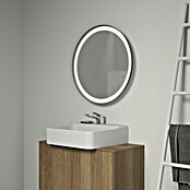 Ideal Standard Led-lichtspiegel, rond Conca (Diameter: 65 cm, Zwart) | BAUHAUS