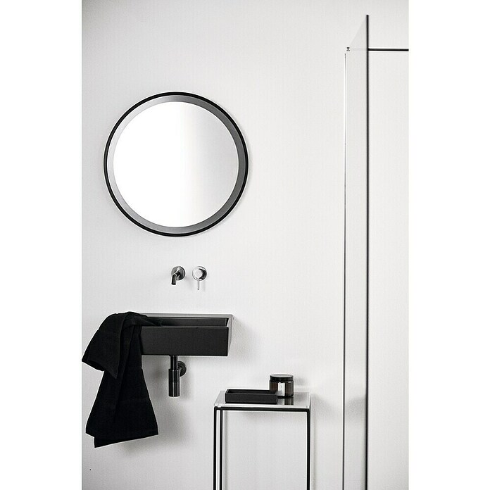 Ideal Standard Led-lichtspiegel, rond Conca (Diameter: 65 cm, Zwart) | BAUHAUS