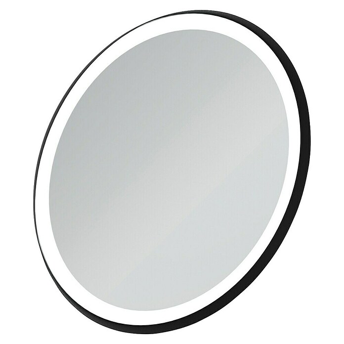 Ideal Standard Led-lichtspiegel, rond Conca (Diameter: 65 cm, Zwart) | BAUHAUS