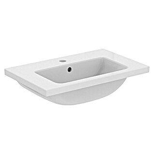 Ideal Standard Inbouwwastafel i.life Vanity (Kraangat: Midden, Met overloop, Wit)