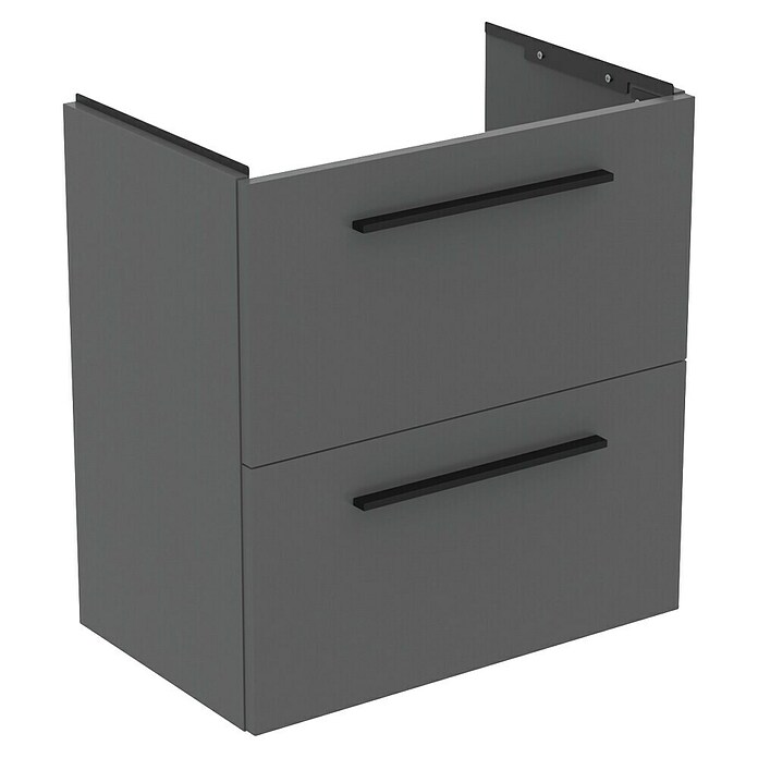 Ideal Standard Wastafelonderkast i.life S (b x d x h: 60 x 37,5 x 63 cm, Quartz grijs) | BAUHAUS