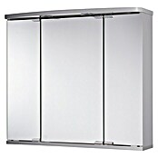 Jokey LED-Spiegelschrank (B x H: 67,4 x 60 cm, Mit Beleuchtung, MDF, Silber)