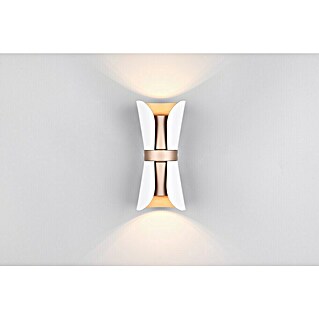 Trio Lighting Aplique de pared LED Coat (Blanco, IP20, GU10)