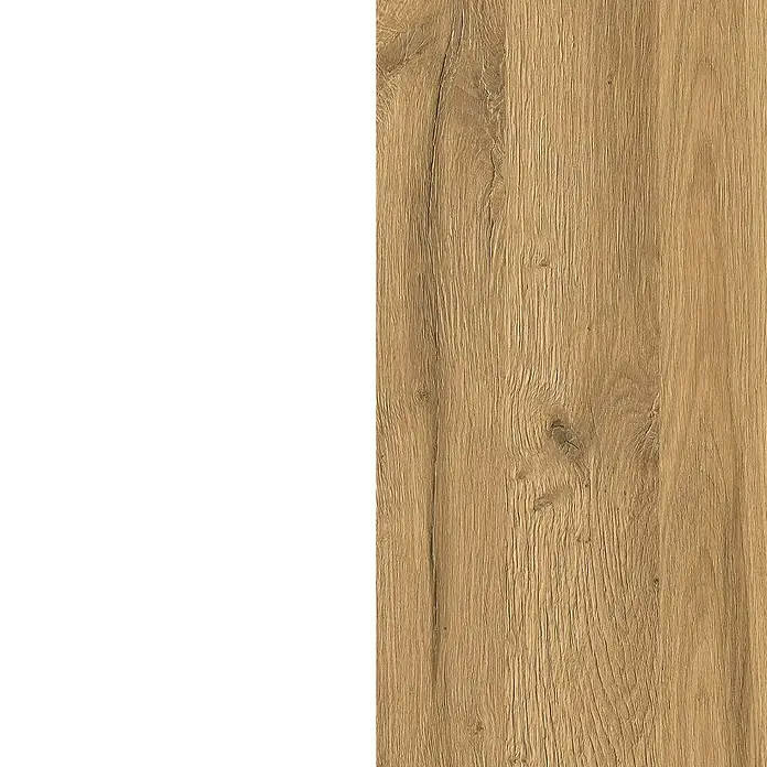 Germania Torrance Waschtischunterschrank - B x T x H: 60 x 34 x 56 cm, Grandson-Eiche-Nb./Weiß, Matt - Detailaufnahme einer Holzoberfläche mit Maserung in hellen Brauntönen. Ideal für Möbeldesign und Innenausbau.
