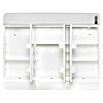 Sieper Spiegelschrank (B x H: 68,3 x 54,5 cm, Mit Beleuchtung, Kunststoff, Weiß)