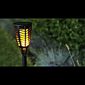 BAUHAUS Solar-Erdspieß Fackel Flame (LED, Schwarz, Höhe: 76 cm) | BAUHAUS