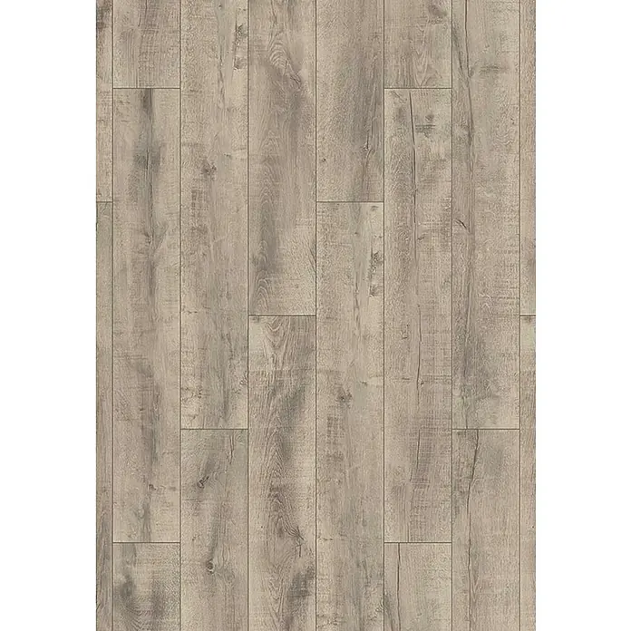 Laminado Volcano - 1.285 x 192 x 8 mm, Volcano, AC5 - Textura de suelo de madera gris. La imagen muestra un patrón de tablones de madera en varios tonos de gris y vetas de madera para pisos.
