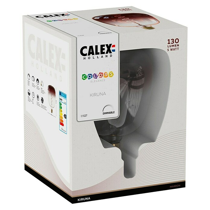 Calex Ledlichtbron XXL Kiruna Marron (5 W, Levensduur: 15.000 u) | BAUHAUS