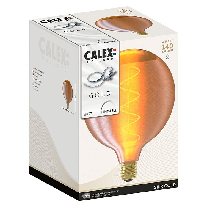 Calex Ledlichtbron XXL Silk Gold (4 W, Levensduur: 15.000 u) | BAUHAUS
