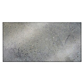 CUCINE Küchenrückwand (Dark Concrete, 80 x 40 cm, Stärke: 6 mm, Einscheibensicherheitsglas (ESG))