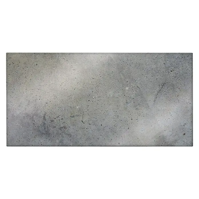 CUCINE Küchenrückwand - Dark Concrete, 80 x 40 cm, Stärke: 6 mm, Einscheibensicherheitsglas (ESG) - Graue Betonplatte mit einzigartiger Textur. Ideal für moderne Bau- und Designprojekte. Robuste und stilvolle Oberfläche.