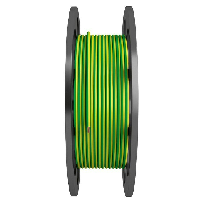 Bricable Cable unipolar a metros tierra (H07Z1-K1x10, Verde / amarillo)