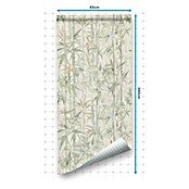 Papel pintado de vinilo autoadhesivo Bamboo (Beige/Verde, L x An: 280 x 65 cm) | BAUHAUS