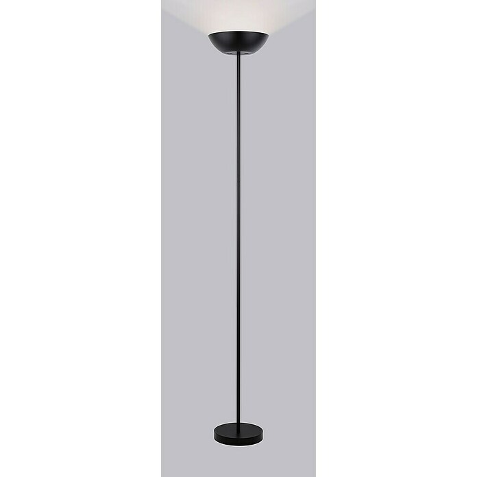 Lámpara de pie con batería Navene (27 x 170 cm, Negro, Blanco cálido, 7,8 W, IP20) | BAUHAUS