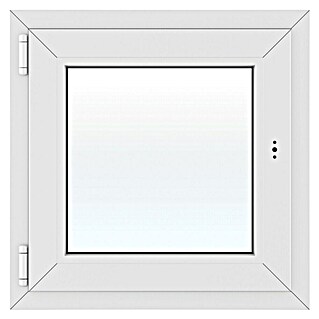 Solid Elements Kunststofffenster New Basic (60 x 60 cm, Verglasung: 2-fach, DIN Anschlag: Links, Weiß)