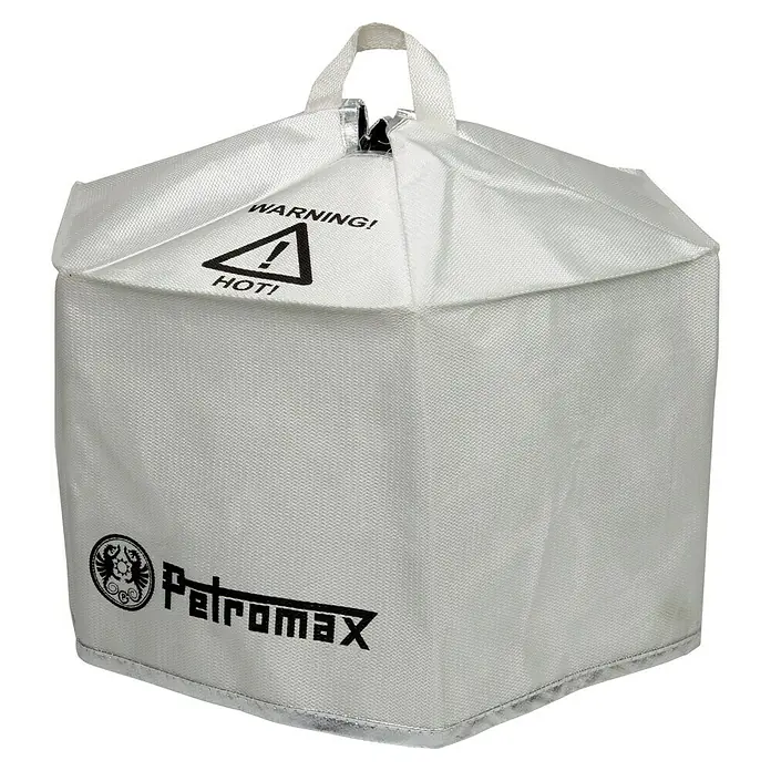 Petromax Grillhaube - Aluminium, Durchmesser: 42 cm - Petromax Isolierhaube für Feuertöpfe und Dutch Oven zum Warmhalten von Speisen. Mit Warnhinweis "Heiß!".