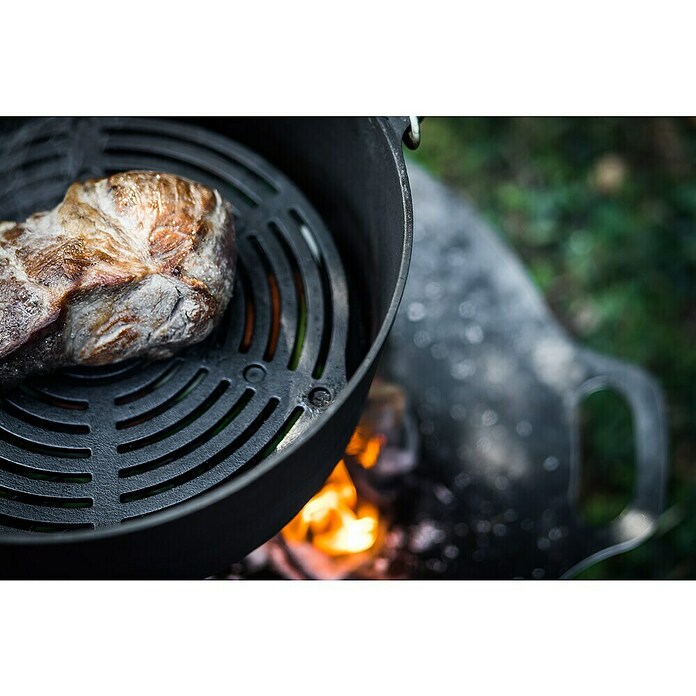 Petromax Grillrost zum Stapeln aus Gusseisen (Durchmesser: 30 cm, Gusseisen) | BAUHAUS