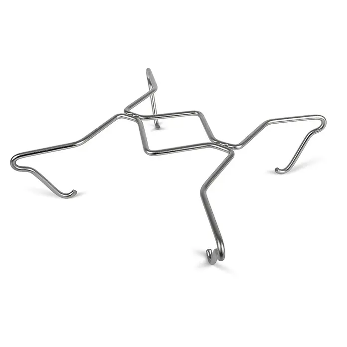 Petromax Topfuntersetzer - Edelstahl, Silber - Silberner Bremsbelag-Haltefederclip zur Sicherung der Bremsbeläge und Gewährleistung optimaler Bremsleistung.