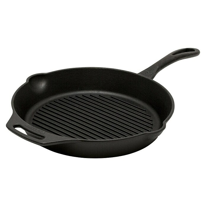 Petromax Grillpfanne GP30 mit Stiel (Durchmesser: 30 cm, Höhe: 4,8 cm, Gusseisen) | BAUHAUS