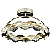 Globo Karilion LED stropna svjetiljka  (24 W, Ø x V: 37 x 21,5 cm, Srebrna, Topla bijela) | BAUHAUS