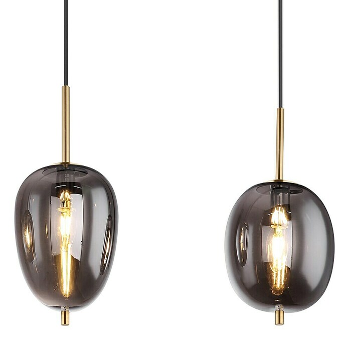 Globo Viseća LED svjetiljka Blacky I  (160 W, Broj žarulja: 4 Kom., D x Š x V: 110 x 18,5 x 120 cm, E14) | BAUHAUS