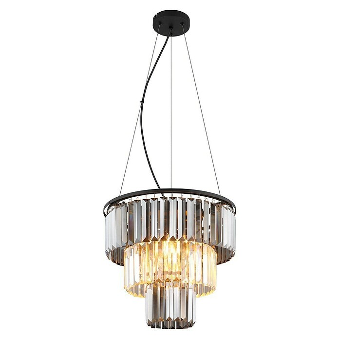 Globo Naxis LED viseća svjetiljka  (40 W, Ø x V: 40 x 120 cm, Crna) | BAUHAUS