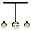 Globo Newcastle LED-Pendelleuchte (60 W, L x B x H: 95 x 25 x 120 cm, Rauch, Schwarz matt) | BAUHAUS