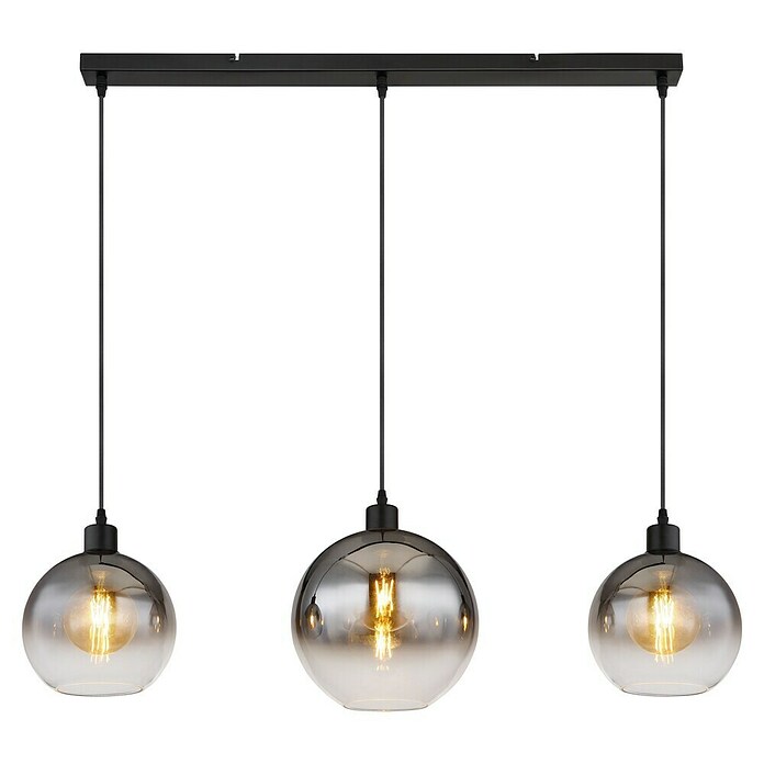 Globo Newcastle Viseća LED svjetiljka  (60 W, D x Š x V: 95 x 25 x 120 cm, Crna) | BAUHAUS