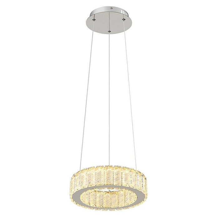 Globo Mucky LED viseća svjetiljka  (30 W, Ø x V: 30 x 120 cm, Srebrna) | BAUHAUS