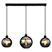 Globo Newcastle LED-Pendelleuchte (60 W, L x B x H: 95 x 25 x 120 cm, Rauch, Schwarz matt) | BAUHAUS