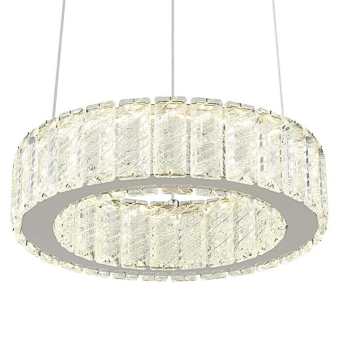 Globo Mucky LED viseća svjetiljka  (30 W, Ø x V: 30 x 120 cm, Srebrna) | BAUHAUS