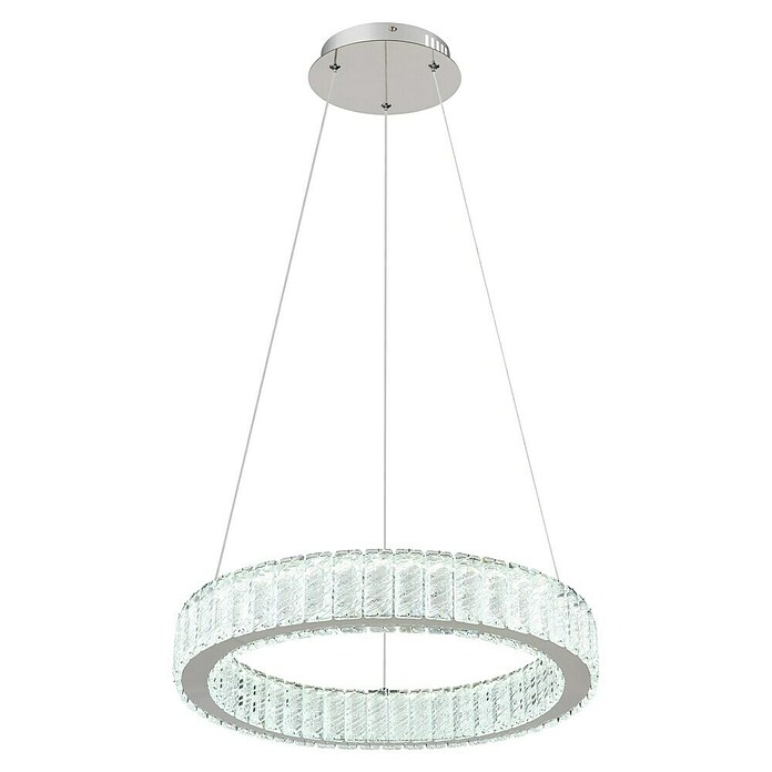 Globo Mucky LED viseća svjetiljka  (50 W, Ø x V: 50 x 120 cm, Srebrna) | BAUHAUS