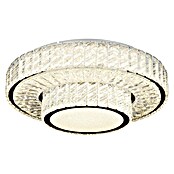 Globo Mucky Okrugla stropna LED svjetiljka  (50 W, Ø x V: 50 x 17,3 cm, Srebrna, Topla bijela) | BAUHAUS