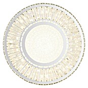 Globo Mucky Okrugla stropna LED svjetiljka  (50 W, Ø x V: 50 x 17,3 cm, Srebrna, Topla bijela) | BAUHAUS