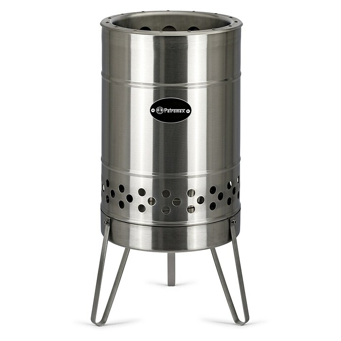 Petromax Feuertonne Pyron (Ø x H: 44,5 x 74 cm, Edelstahl) | BAUHAUS