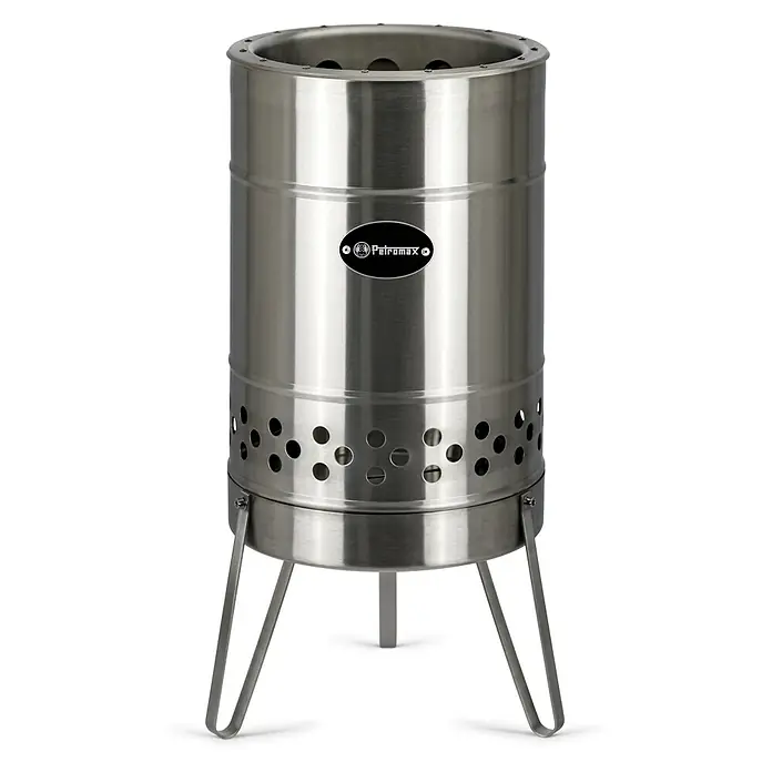 Petromax Feuertonne Pyron - Ø x H: 44,5 x 74 cm, Edelstahl - Petromax Atago Grill: Ein multifunktionaler Grill aus Edelstahl mit vielseitigen Kochmöglichkeiten für den Außenbereich.