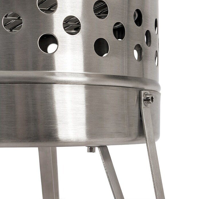 Petromax Feuertonne Pyron (Ø x H: 44,5 x 74 cm, Edelstahl) | BAUHAUS