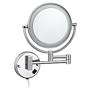 Best Design Cosmeticaspiegel Steiner (Diameter: 20 cm, Rond, Chroom, Vergroting 1: 300 %)