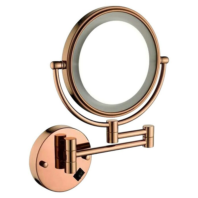 Best Design Cosmeticaspiegel Dijon-Steiner (Diameter: 20 cm, Rond, Sunny Bronze, Vergroting 1: 300 %) | BAUHAUS