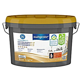 swingcolor Boja za zid Plus (Bijela, 1 l)