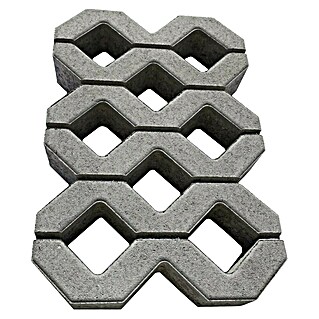 Semmelrock Kocka za travnati opločnik (D x Š x V: 60 x 40 x 10 cm, Beton, Siva)
