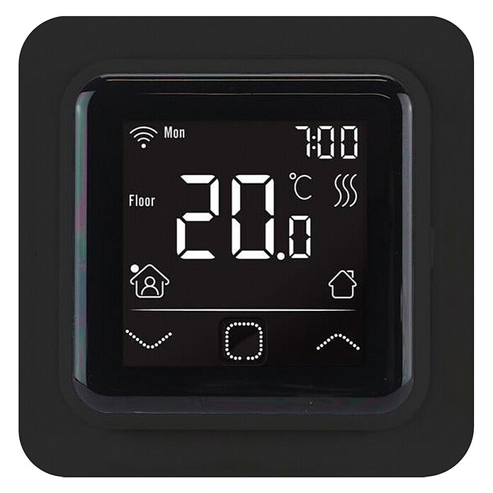 MAGNUM Heating Draadloze kamerthermostaat C16 Wi-Fi (Zwart, 3.600 W) | BAUHAUS