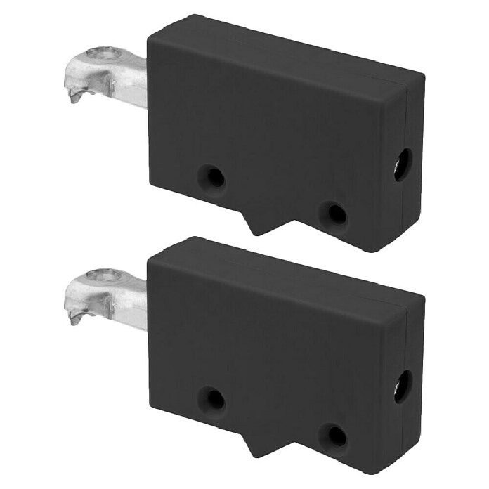 Walteco Aufhängeschiene (Farbe: Schwarz, L x B x H: 85 x 40 x 18 mm) | BAUHAUS