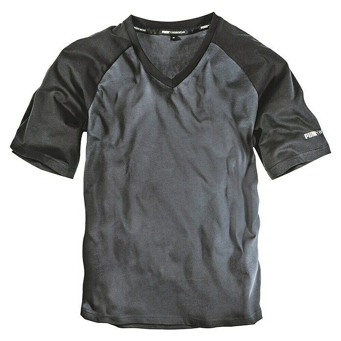 Puma Workwear T-Shirt Champ (Stahlgrau/Carbon, Größe: L, Naturmaterialien) | BAUHAUS